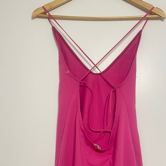 NWOT Intimately FP Crisscross Back Strappy Mini Slipdress in Rose Violet - Picture 7 of 9